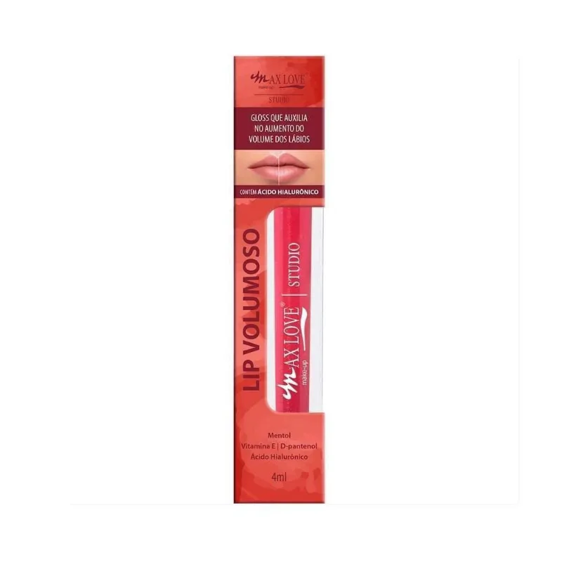 Gloss Lip Volumoso 3Em1 Cor 13 Max Love 4Ml