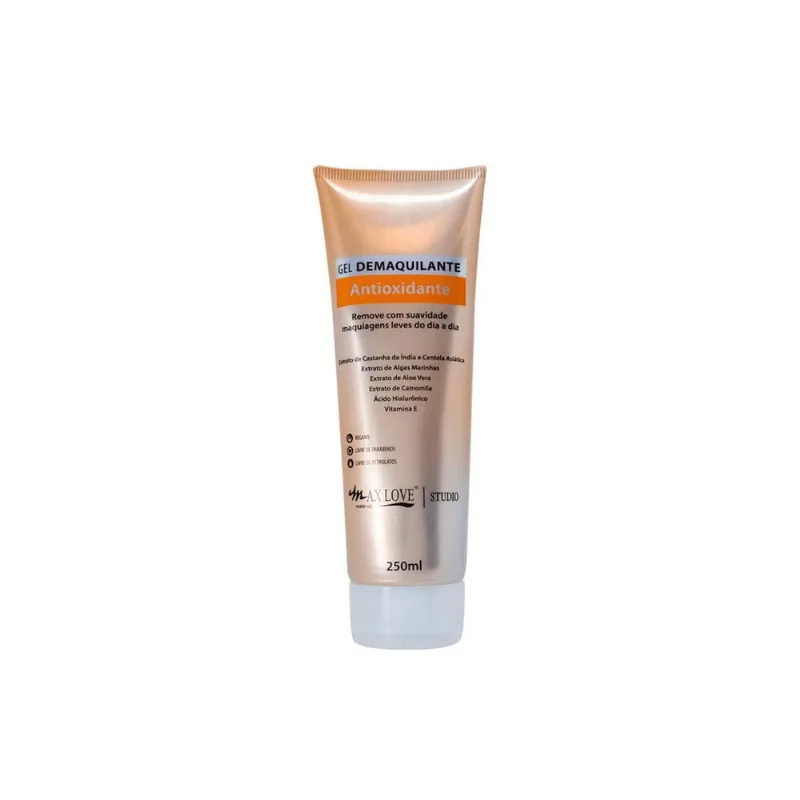 Gel Demaquilante Antioxidante Max Love 250Ml - Max Love