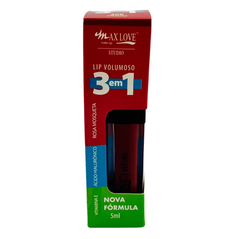 Lip Gloss 3 em 1 Max Love - Max Love