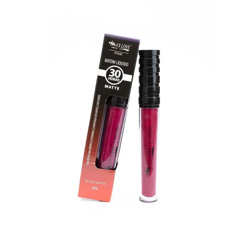 Batom Líquido Matte Vegano 30 Horas Cor 606 A 611 Max Love 6 - Max Love