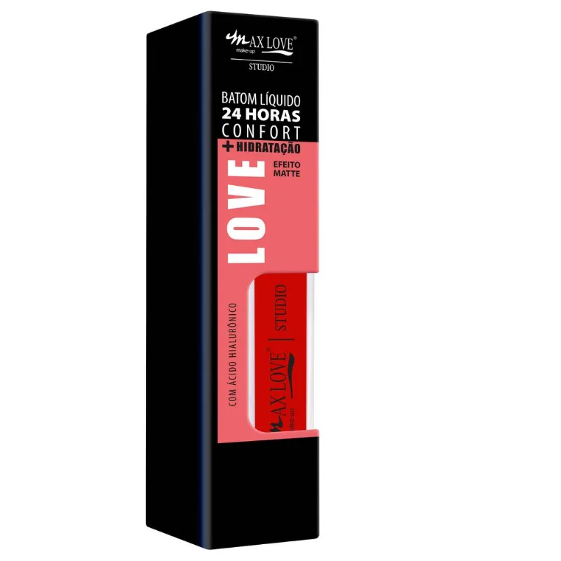 Batom Liquido Max Love 24 Horas Conforto Cor 759 4 ML - Max Love