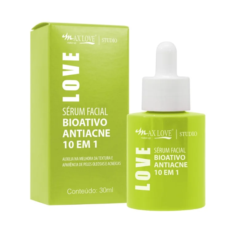 Sérum Facial Max Love Bioativo Antiacne 30ml - Max Love