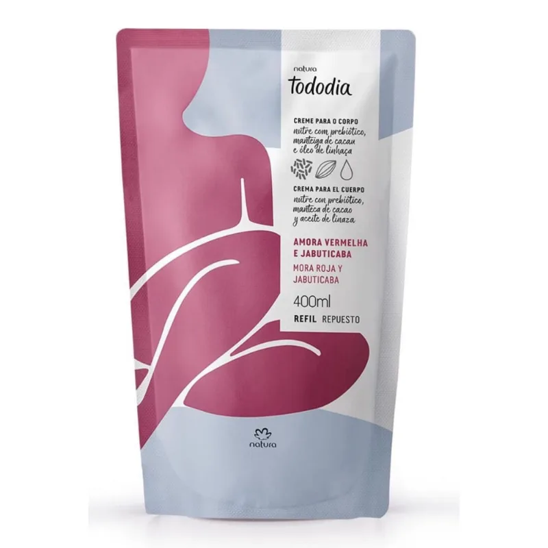 Refil Hidratante Corporal Amora Vermelha Jabuticaba Natura