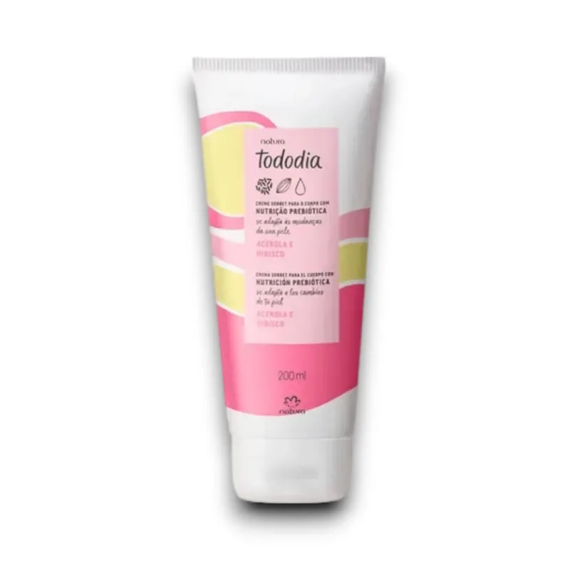 Creme Hidratante Sorbet Tododia Acerola E Hibisco 200ml - Natura