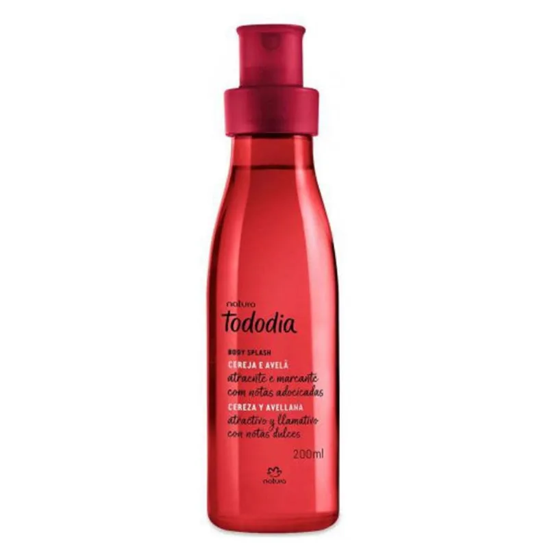 Body Splash Tododia - Cereja & Avelã - Natura - 200Ml
