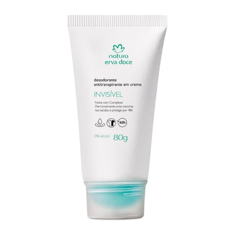 Creme Desodorante Antitranspirante 80G Erva Doce