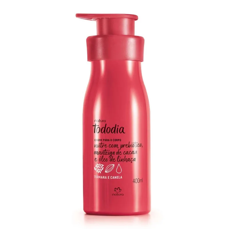 Natura Creme Tododia Nutritivo Desodorante para o Corpo Tâmara e Canela - 400ml