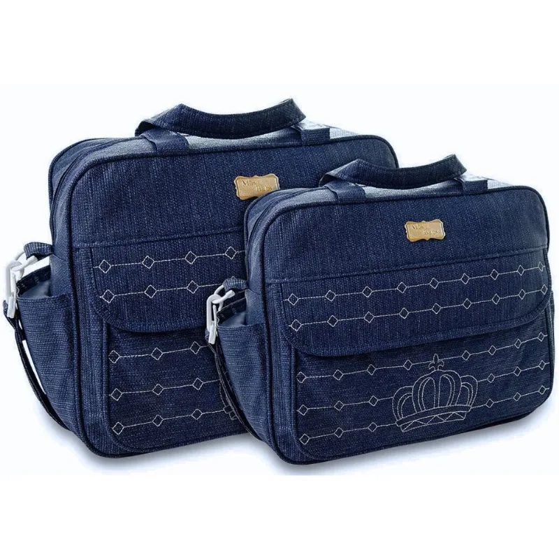 Kit Bolsas Maternidade Mave Baby 217/218 Azul Marinho