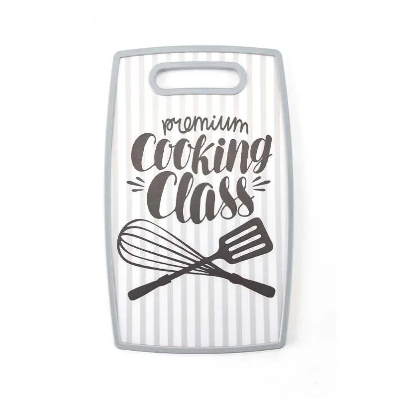 Tábua de Corte Le Cook em Plástico Branca Oval 23x37cm UNICA