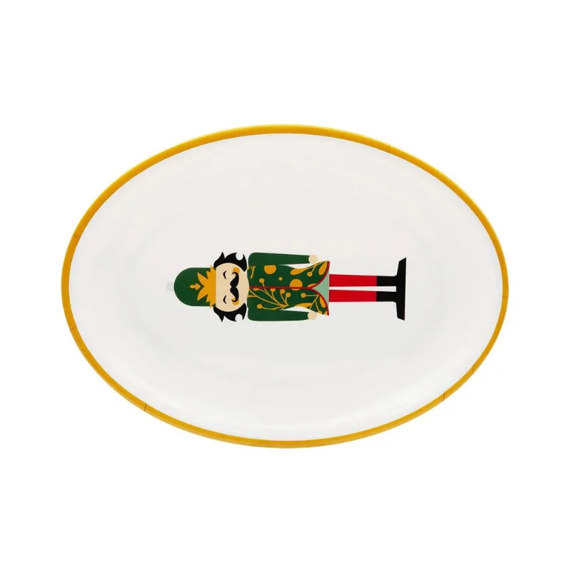 Bandeja Floresta em Festa Natal Le 35x25cm UNICA