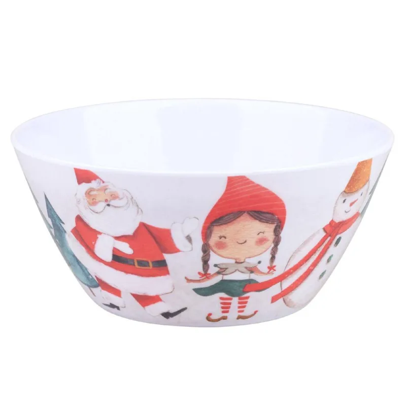 Tigela Bowl de Melamina 600ml Natal Cazza