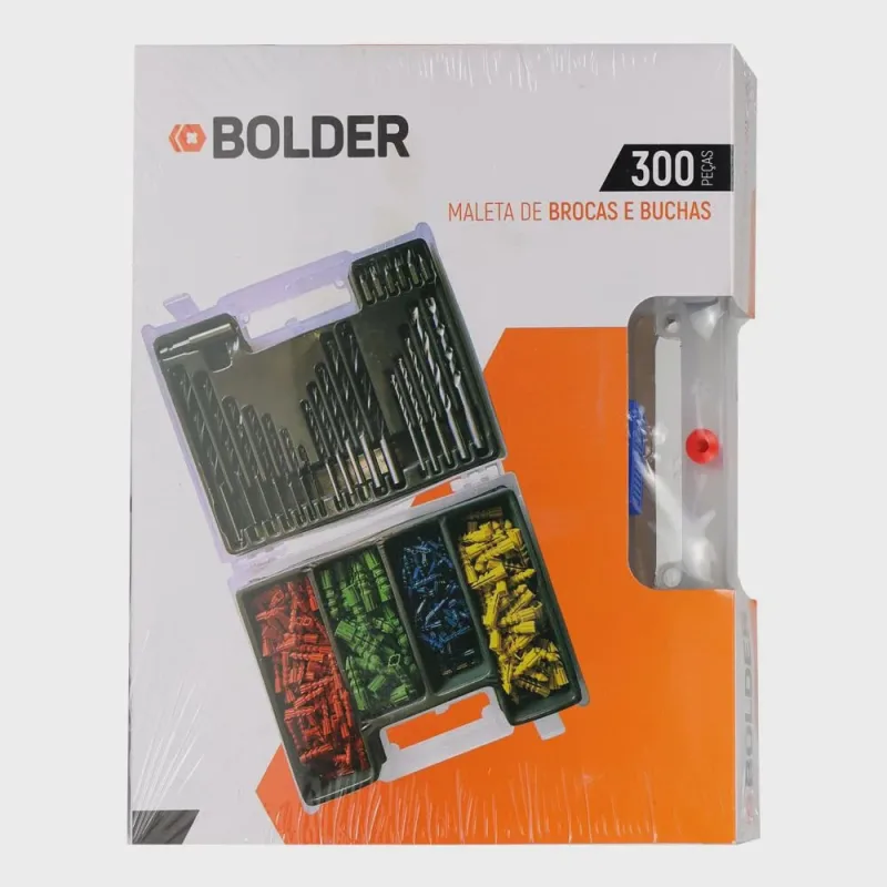 Maleta de Brocas e Buchas 300 Peças Bolder - Não Disponível - Construção E Ferramentas
