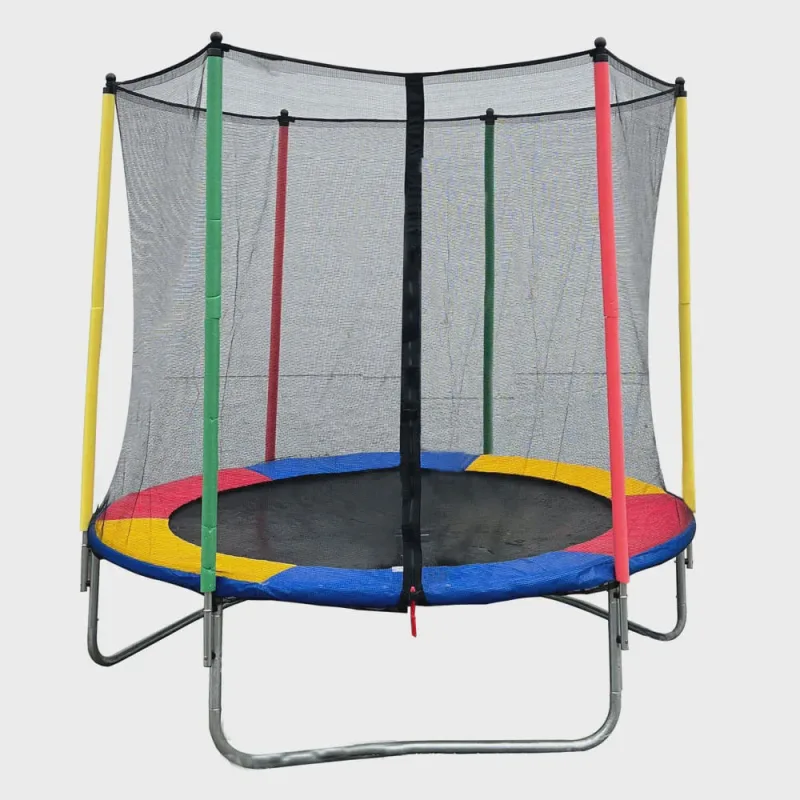 Cama Elástica Play & Fun Colorida 2,44x1,80cm - Não Disponível