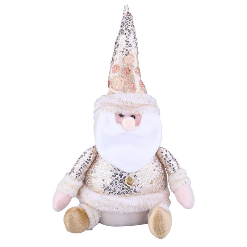 Bonecos Natal 42cm Dourada Cv244287 Cazza