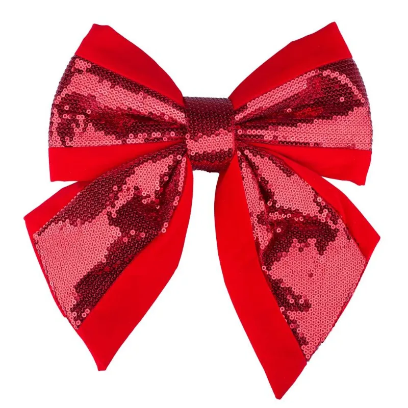 Laço De Natal 20x22cm Cazza Vermelha