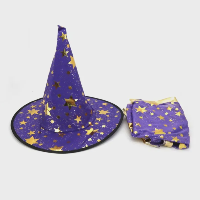 Kit Capa e Chapéu Halloween Play&Fun - Item Sortido