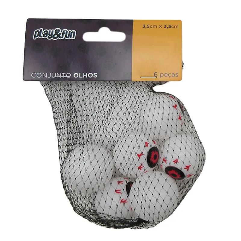Conjunto 6 Olhos Halloween Play&Fun