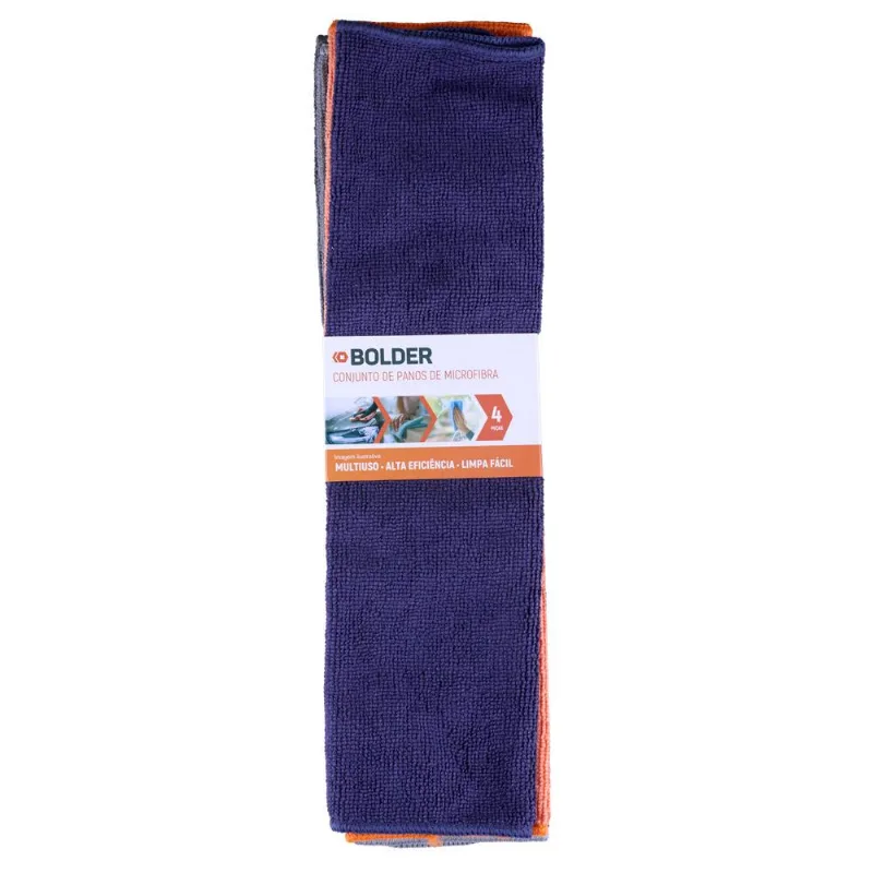 Conjunto com 4 Panos Microfibra Bolder