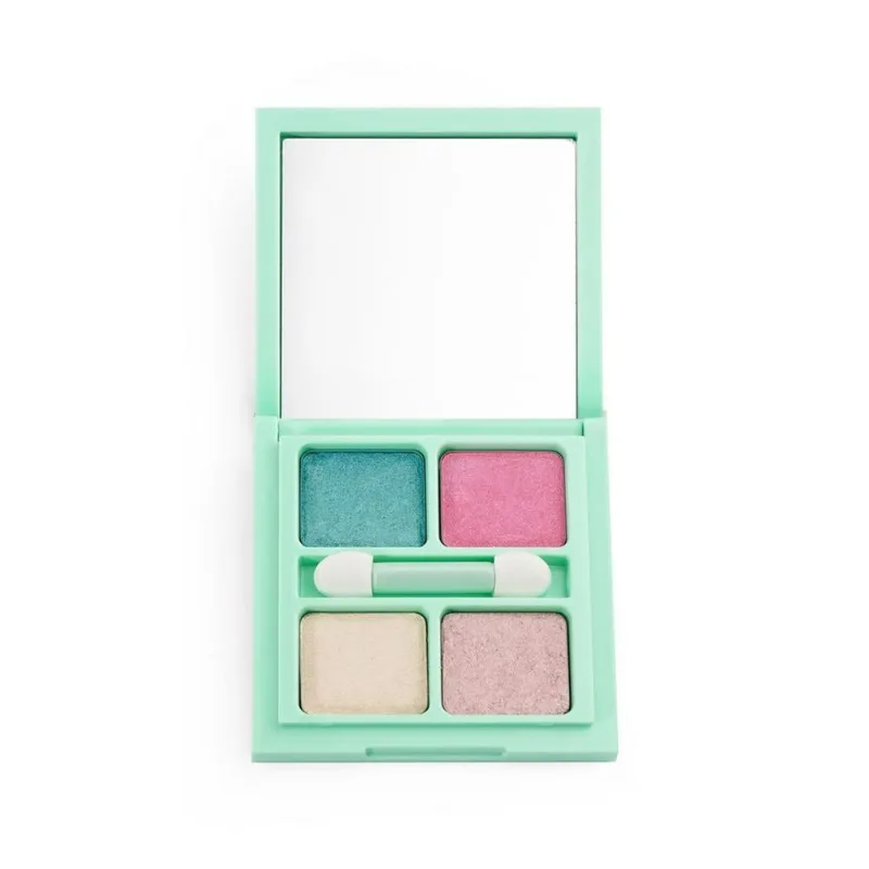Mini Paleta de Sombras - Oceano de Cores - 4 Cores - Estrela Beauty