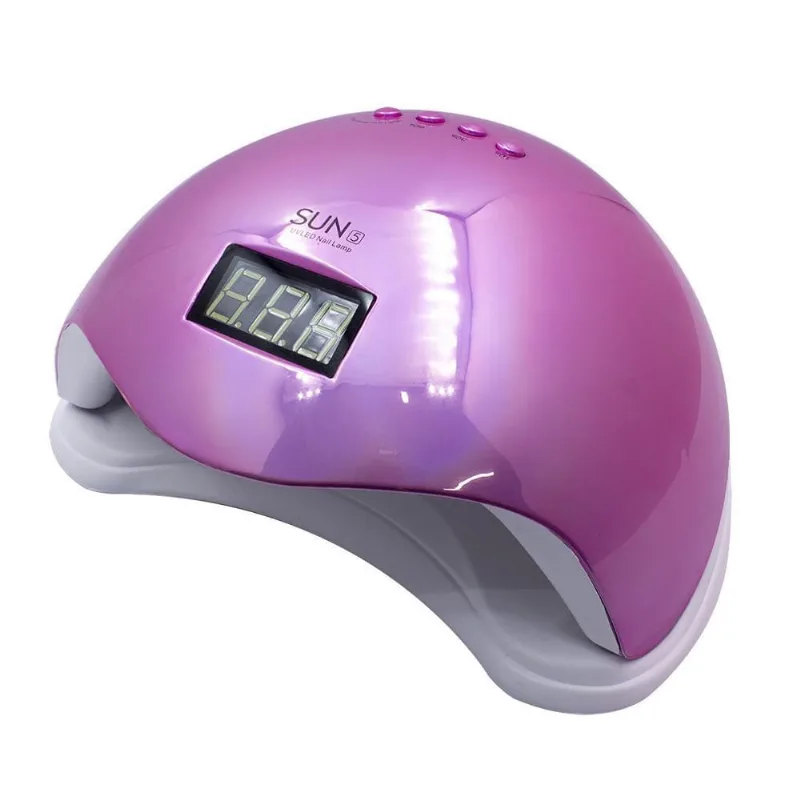 Cabine Leduv Sun5 Digital 48W Bivolt Unhas Gel Acrigel Rosa