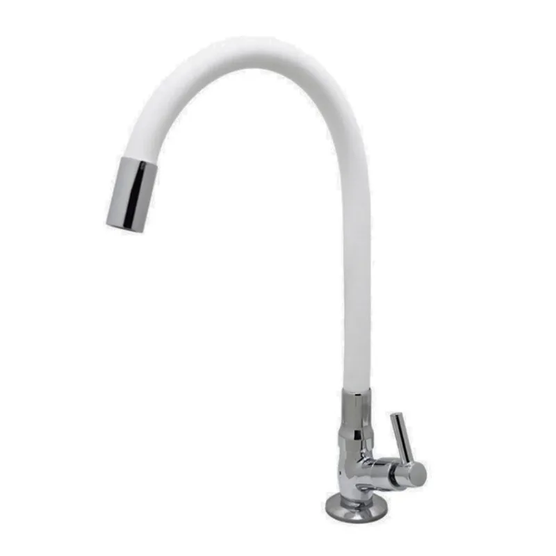 Torneira para Cozinha Mesa 1/4V Bica Alta Branco Color Flex 3069 C29 - BOGNAR