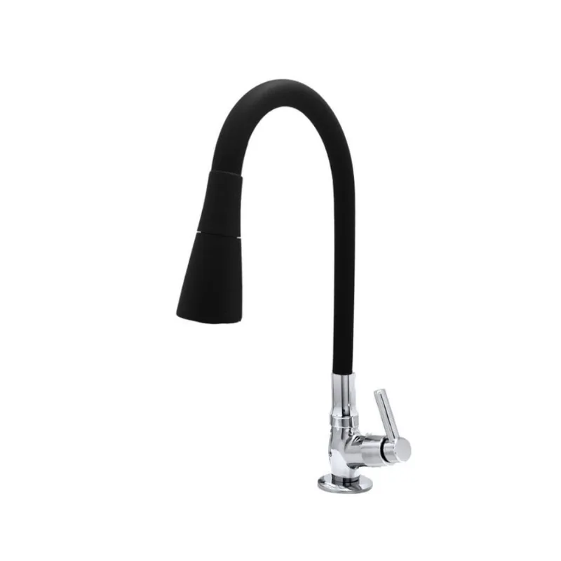 Torneira para Cozinha Mesa 1/4V Bica Alta Preto Conic 3069 C29 DN15 - BOGNAR