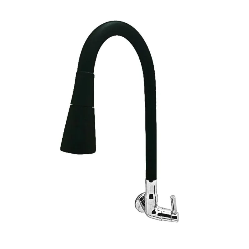 Torneira para Cozinha Parede 1/4V Bica Alta Preto Conic 3068 C29 - BOGNAR
