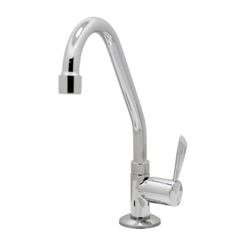 Torneira para Cozinha Mesa 1/4V Bica Média Cromado 1169 C61 - BOGNAR