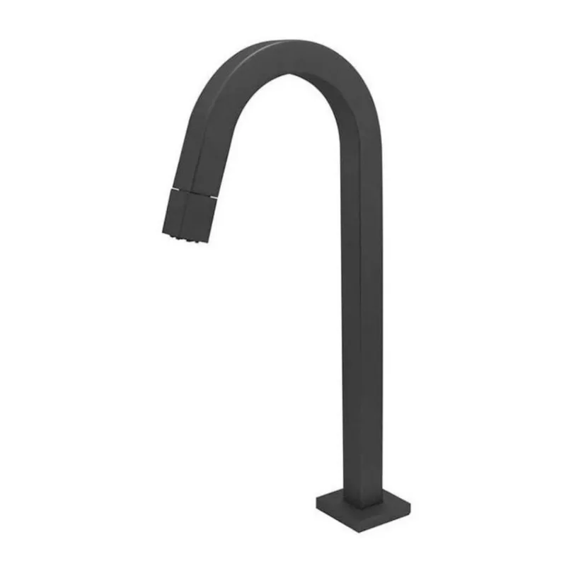 Torneira para Banheiro Mesa 1/4V Bica Alta Preto Slim 3592 - BOGNAR