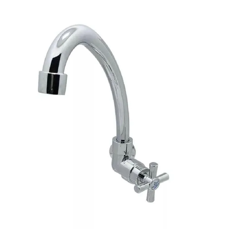 Torneira de Cozinha de Parede C31 Bica Móvel Abs Cromado Bognar - BOGNAR