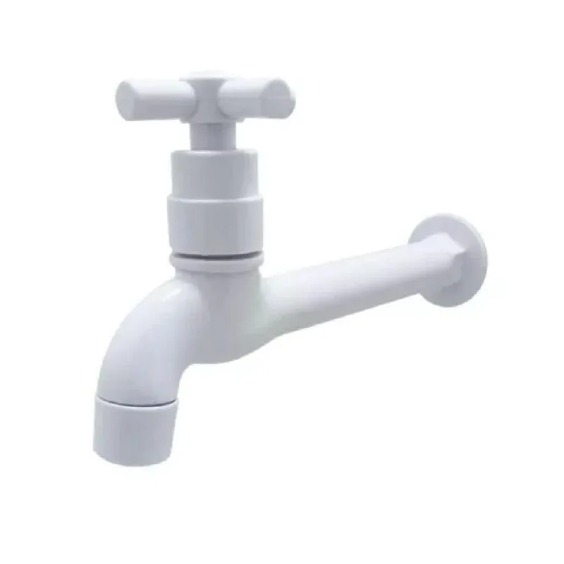 Torneira de Cozinha de Parede C31 em Abs com Arejador Branco 60021 Bognar - BOGNAR