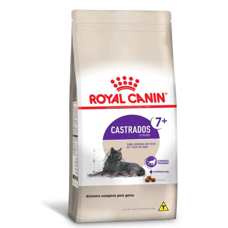 Ração Royal Canin Castrados 7+ Gatos Adultos 4 kg - Royal Canin