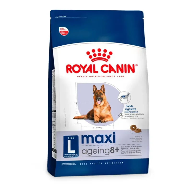 Ração Royal Canin Maxi Ageing 8+ para Cães Idosos Porte Grande - Royal Canin - Cachorro