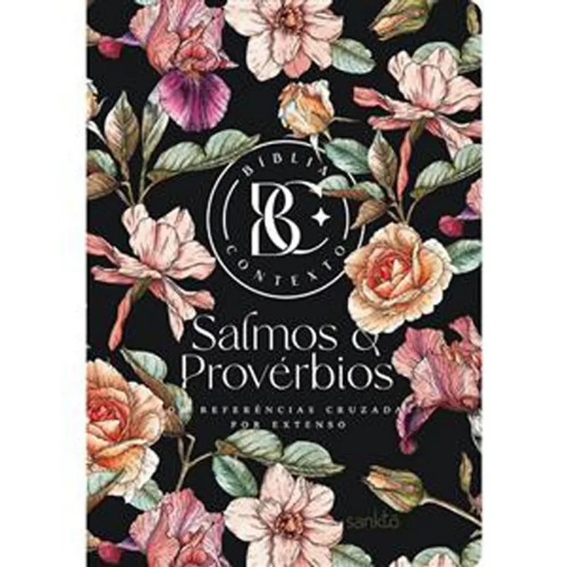 Livro Bíblia Contexto Nvt Salmos E Provérbios Floral Maquinar Ia Editorial (MP)