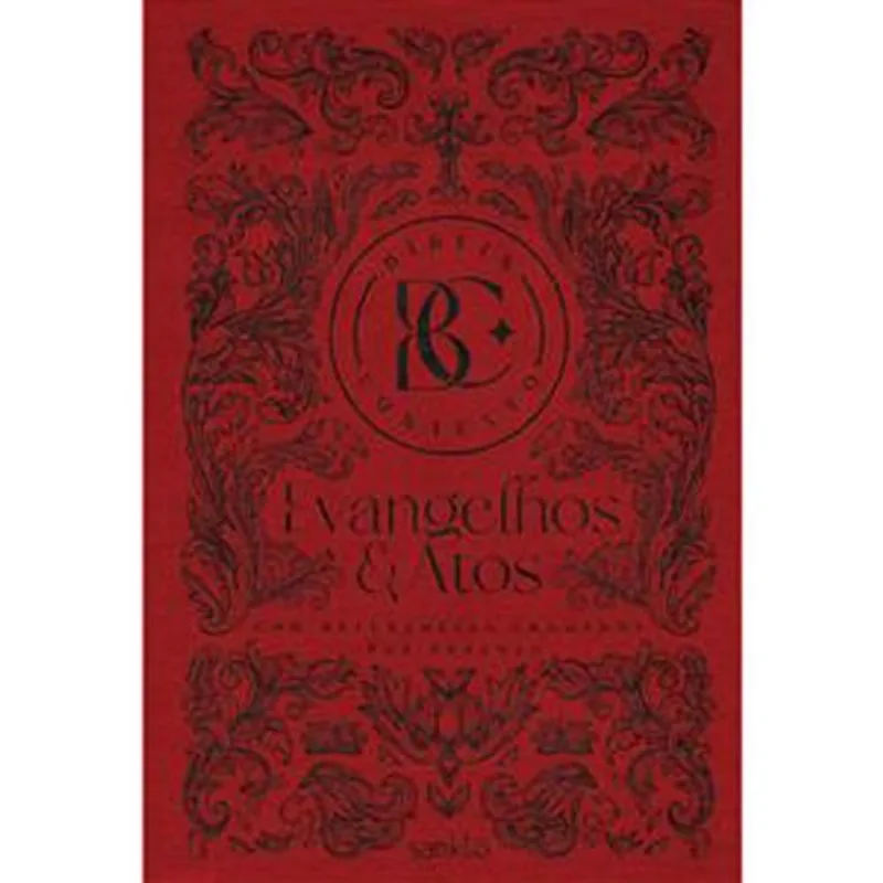 Livro Bíblia Contexto Nvt Evangelhos E Atos Ornamentos Vermelha Maquinaria Editorial (MP)