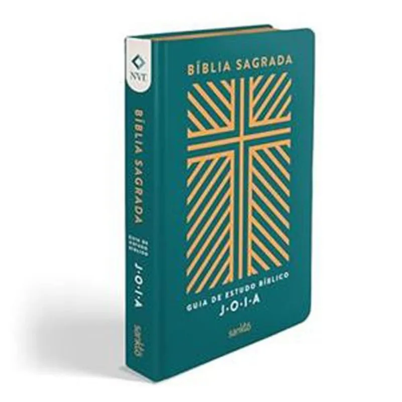 Livro Bíblia Sagrada Nvt Guia De Estudo Bíblico J.o.i.a Capa Ver De Maquinaria Editorial (MP)
