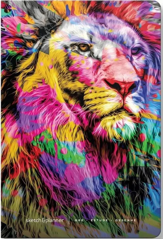 Sketch E Planner - The Lion Colorida - LC - Livros