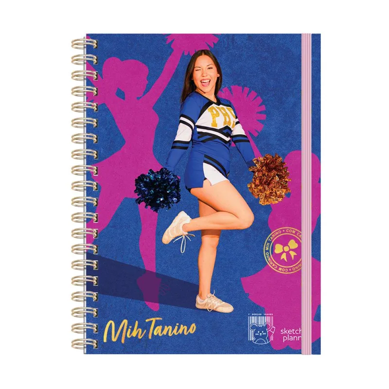 Caderno Universitário 1x1 80 Folhas Capa Dura Mih Tanino - LC - Papelaria