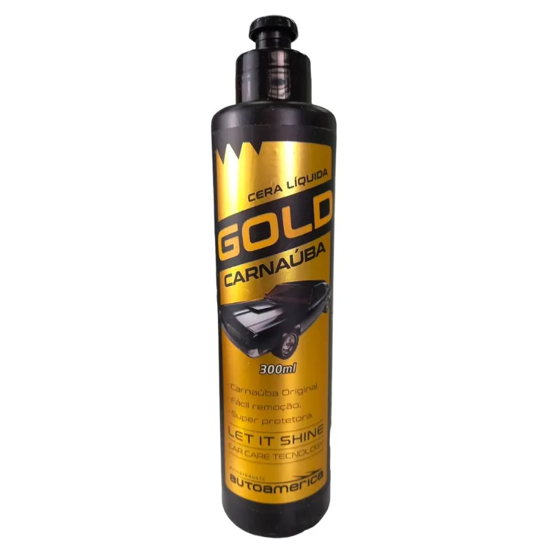Cera Carnauba Liquida Gold 300Ml Autoamerica