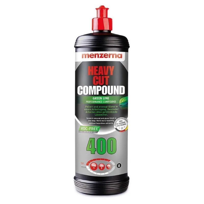 Heavy Cut 400 Menzerna Green Line 1 Kg Remove Riscos