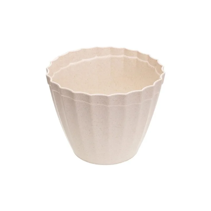 Vaso Plissado G Marfim (7493)