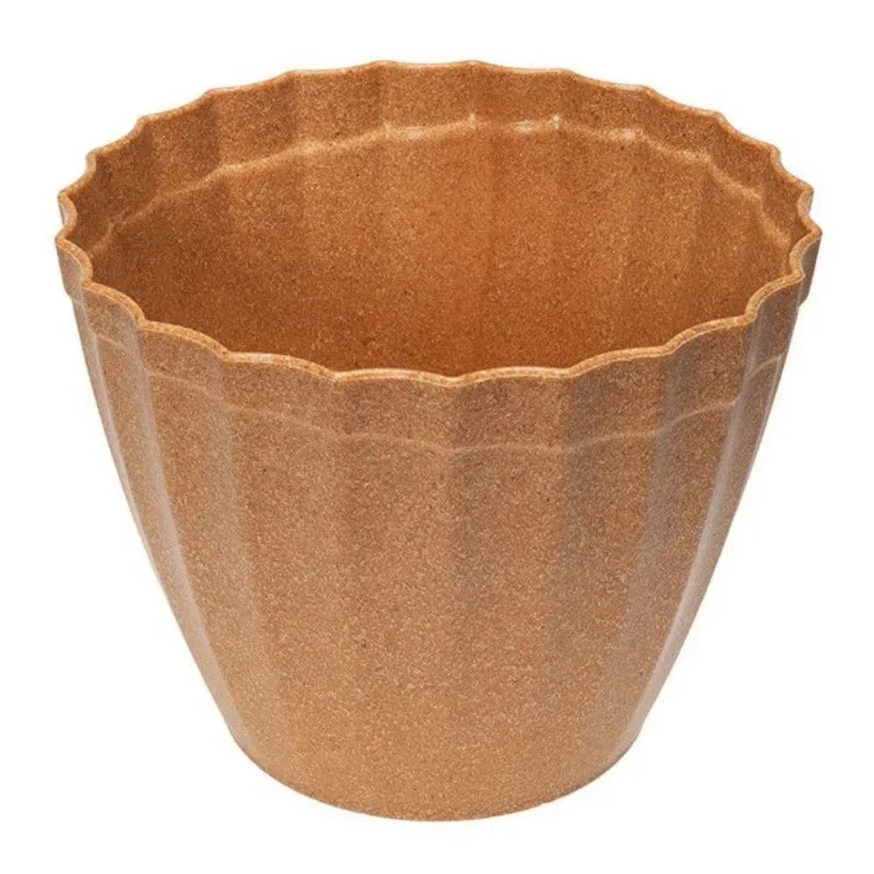 Vaso Plissado M Em Material Sustentável - Evo - Cerejeira