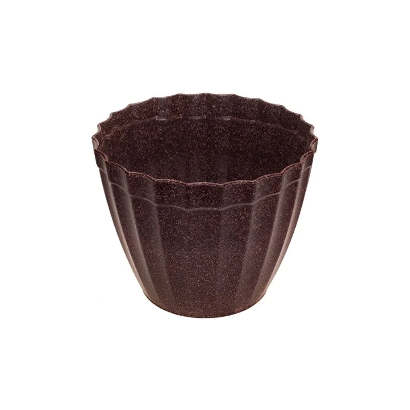Vaso Plissado M Imbuia (7484)
