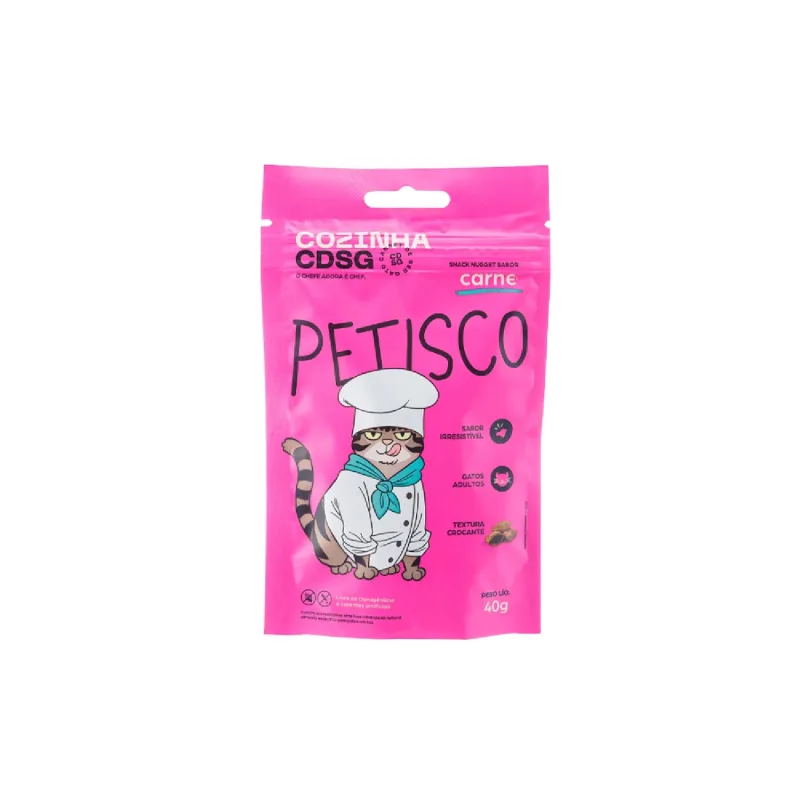 Petisco Nugget para Gatos Carne Cansei de Ser Gato - Cansei de Ser Gato - Gatos