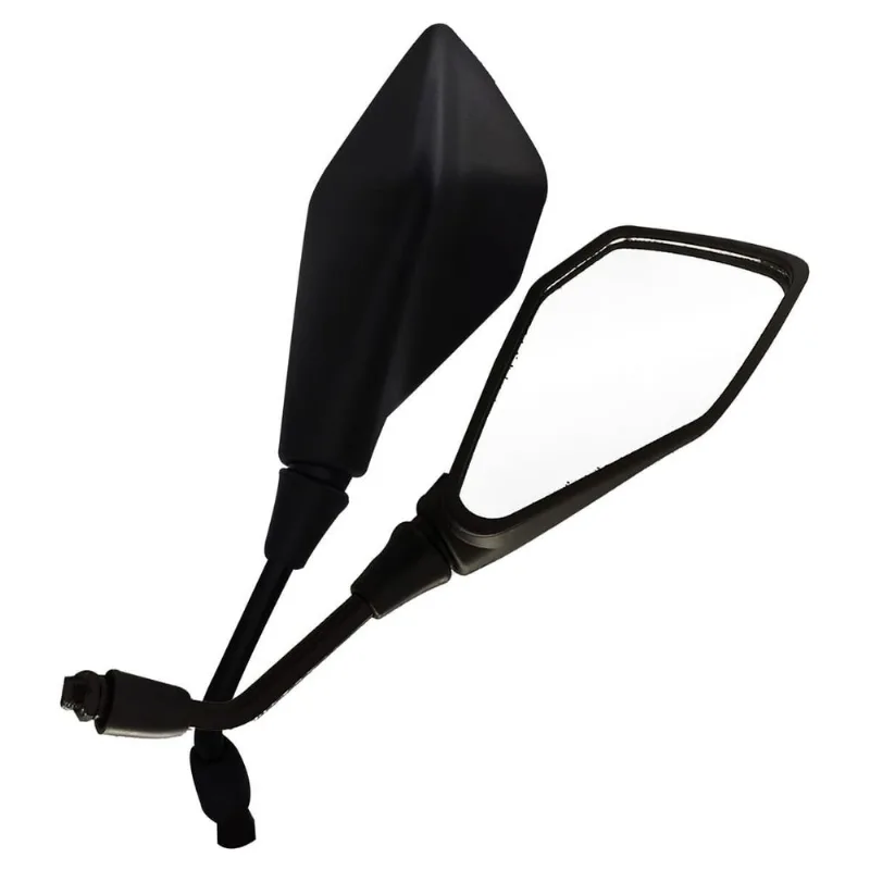 Retrovisor TMAC Modelo Kawasaki Z400 5 Pontas Haste Fixa Longa Moto Honda Par (MP)