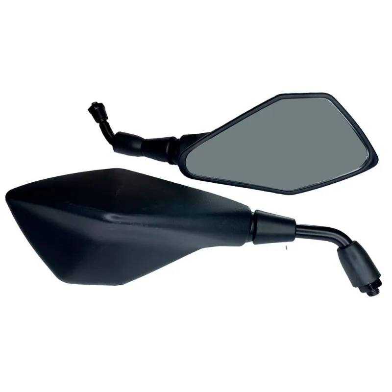 Retrovisor TMAC Modelo Kawasaki Z400 5 Pontas Haste Fixa Curta Moto Yamaha Par (MP)
