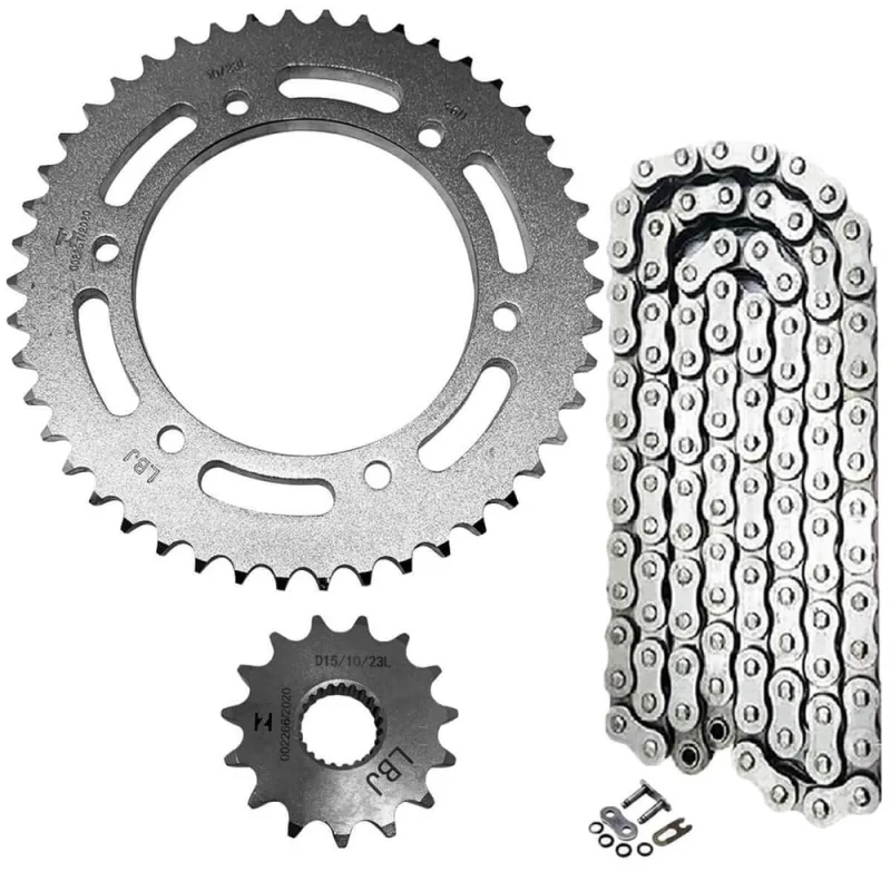 Kit Relação Fazer 250 2018 A 2024 Com Retentor Aço 1045 Lbj - Não Disponível - Automotivo