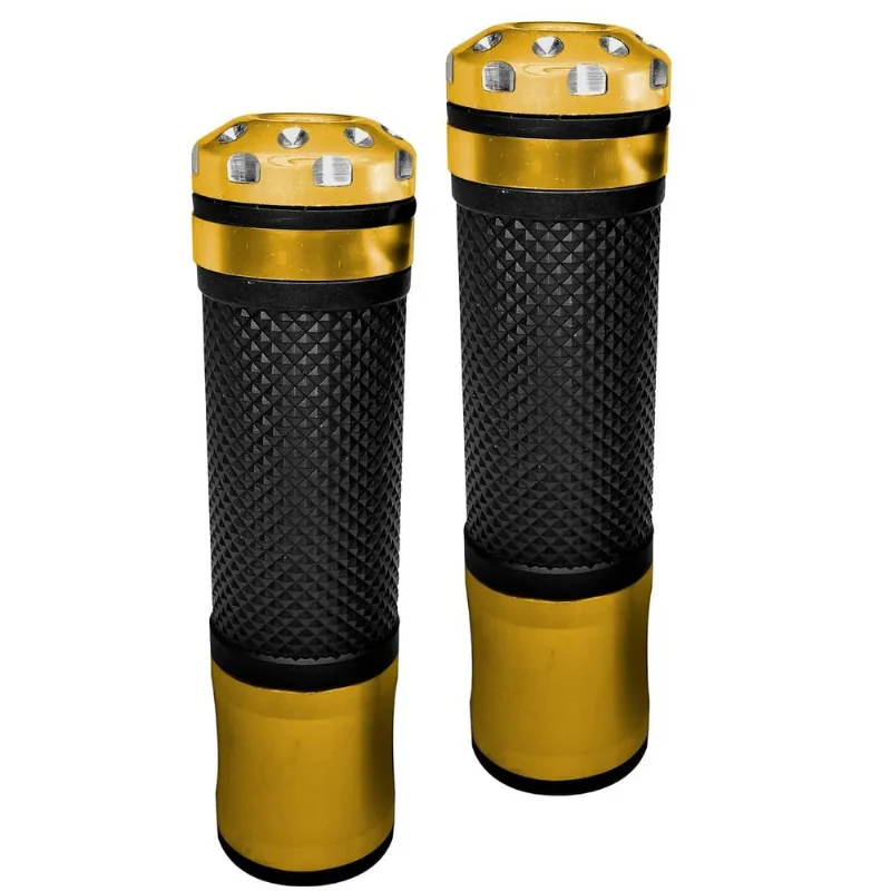 Manopla Esportivo Atrox Para Moto Zx Dourado Preto (MP)