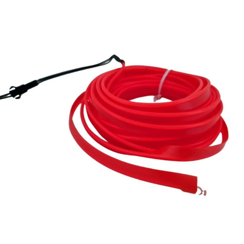 Fita De Led Flexivel Decorativo Para Painel Vermelho