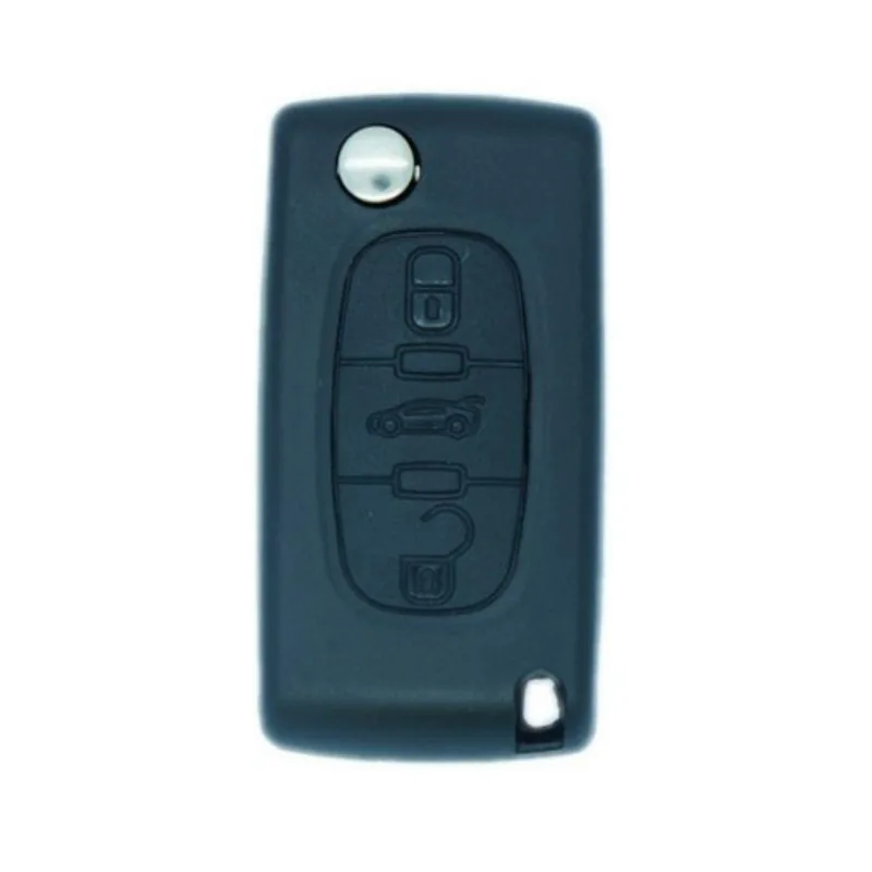 Carcaca Canivete Oco Peugeot 307 3 Botoes Bateria Carcaca